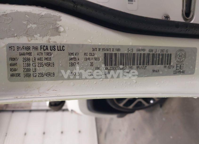 Photo 9 of 2019 Jeep Compass LIMITED (VIN 3C4NJDCB1KT790017)