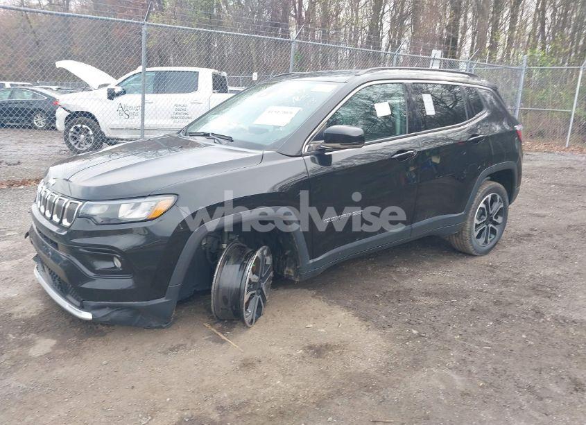 Photo 2 of 2022 Jeep Compass LIMITED 4X4 (VIN 3C4NJDCB1NT108788)