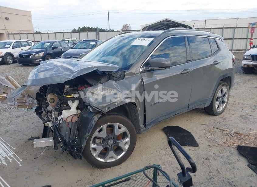 Photo 2 of 2021 Jeep Compass LIMITED 4X4 (VIN 3C4NJDCB2MT527554)