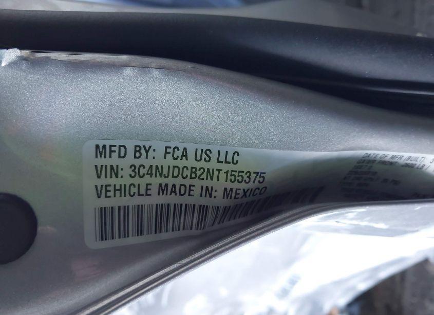 Photo 9 of 2022 Jeep Compass LIMITED 4X4 (VIN 3C4NJDCB2NT155375)