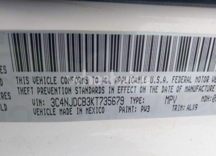 Photo 9 of 2019 Jeep Compass HIGH ALTITUDE 4X4 (VIN 3C4NJDCB3KT735679)