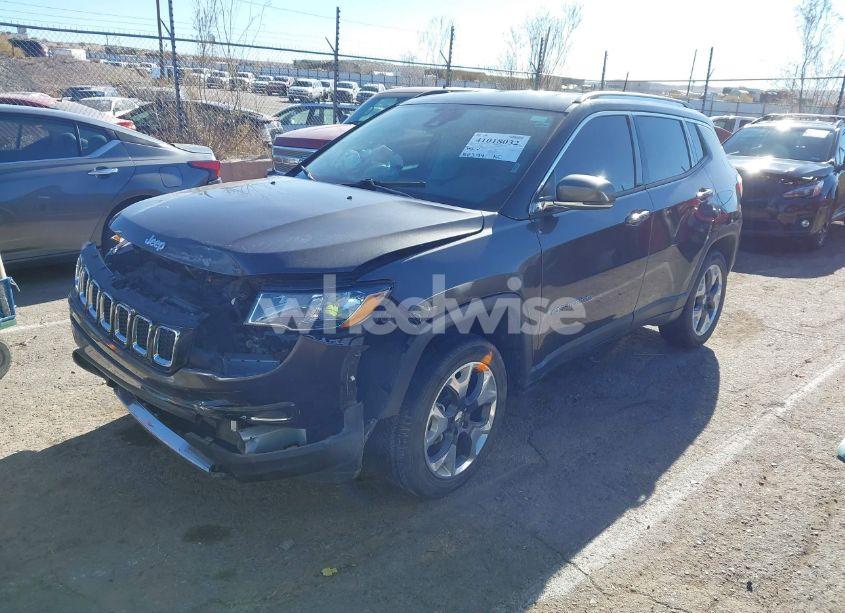 Photo 2 of 2021 Jeep Compass LIMITED 4X4 (VIN 3C4NJDCB3MT578755)