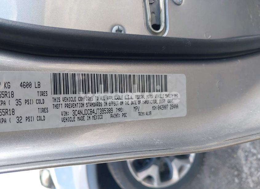 Photo 9 of 2018 Jeep Compass LIMITED 4X4 (VIN 3C4NJDCB4JT395389)