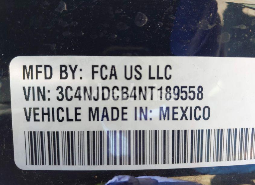 Photo 9 of 2022 Jeep Compass LIMITED 4X4 (VIN 3C4NJDCB4NT189558)