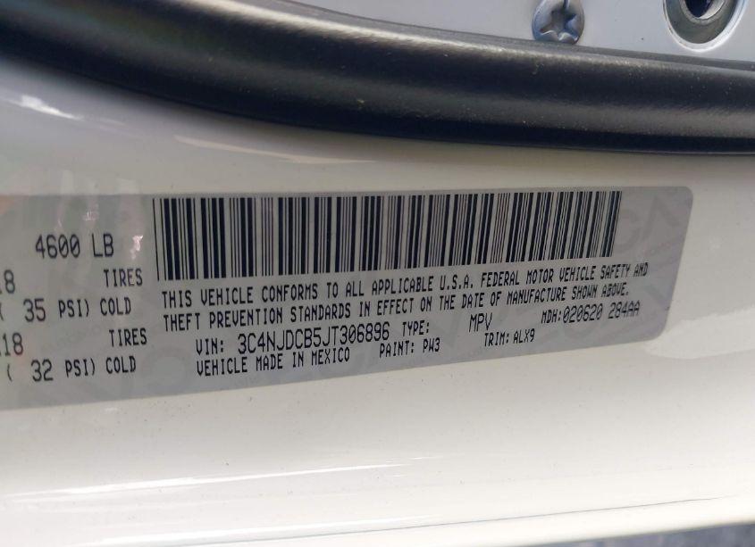 Photo 9 of 2018 Jeep Compass LIMITED 4X4 (VIN 3C4NJDCB5JT306896)