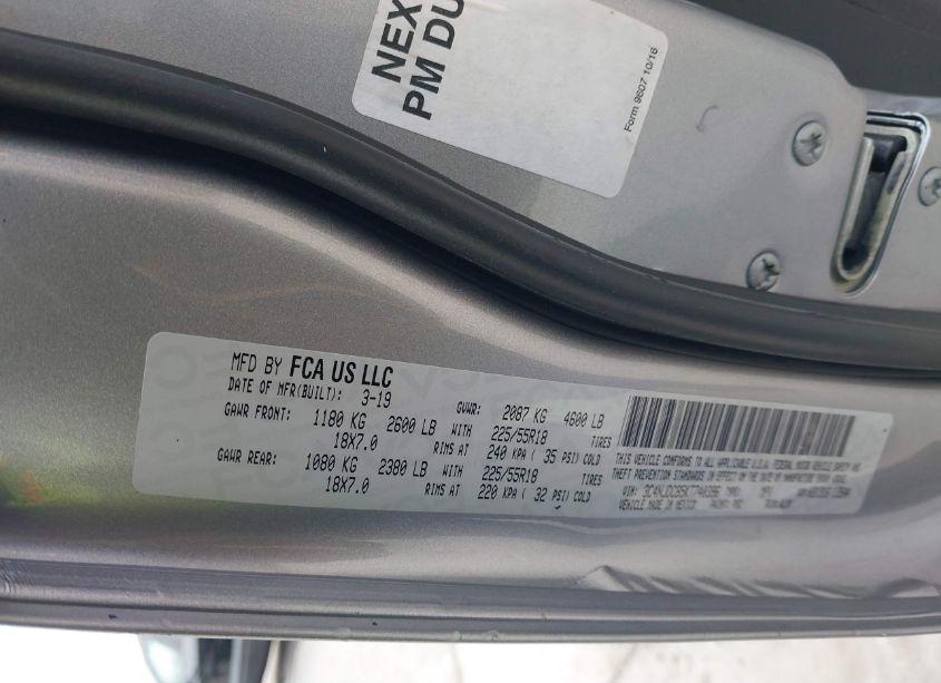 Photo 9 of 2019 Jeep Compass LIMITED 4X4 (VIN 3C4NJDCB5KT740396)