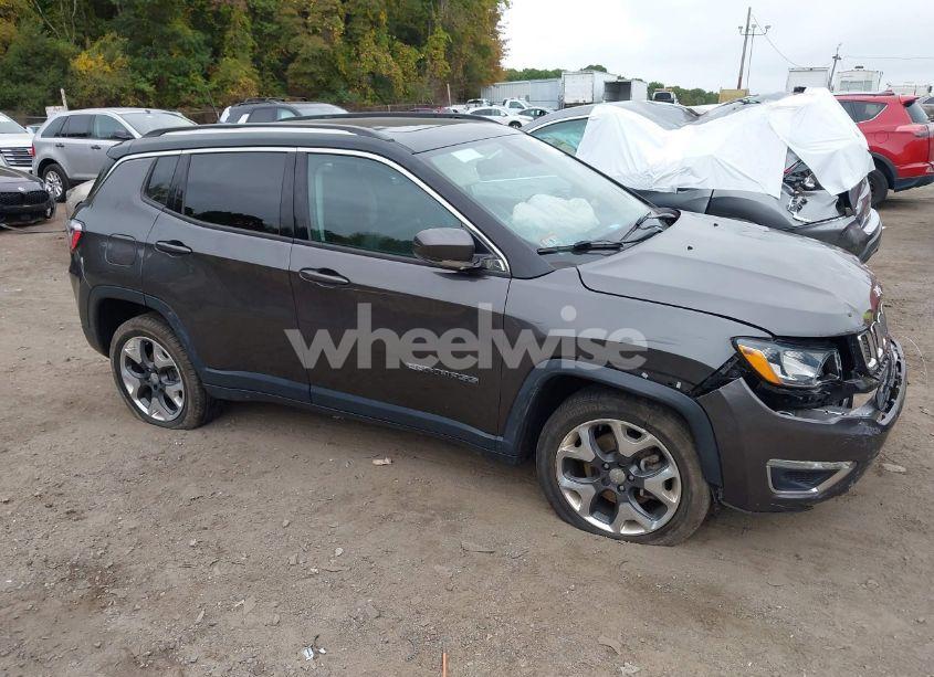 2019 Jeep Compass LIMITED 4X4 (VIN 3C4NJDCB5KT741158) main photo