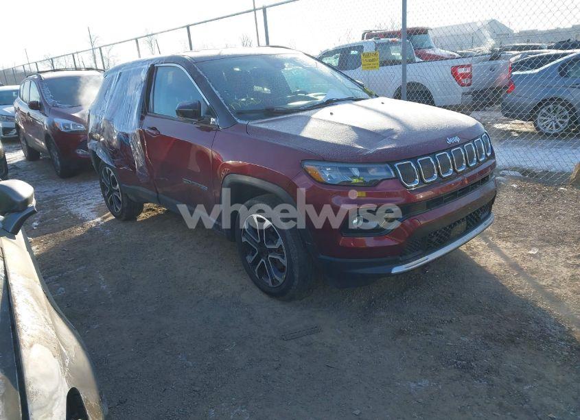 2022 Jeep Compass LIMITED 4X4 (VIN 3C4NJDCB5NT113718) main photo
