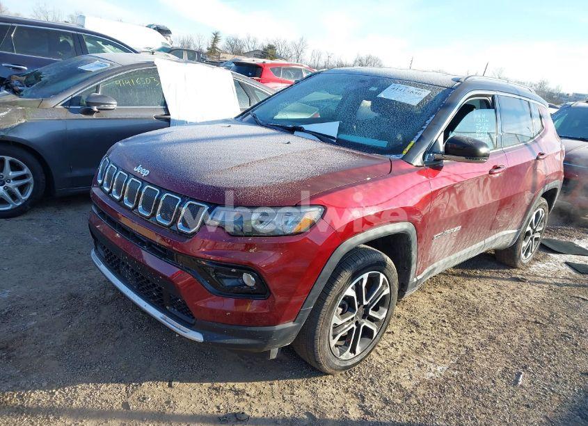 Photo 2 of 2022 Jeep Compass LIMITED 4X4 (VIN 3C4NJDCB5NT113718)