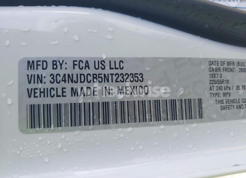 Photo 9 of 2022 Jeep Compass LIMITED 4X4 (VIN 3C4NJDCB5NT232353)