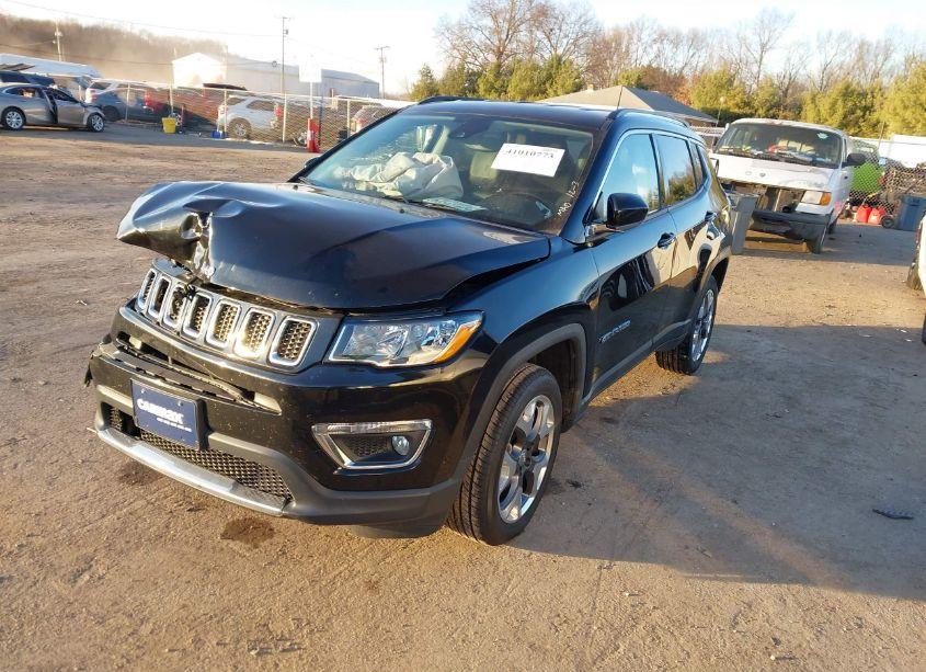 Photo 2 of 2021 Jeep Compass LIMITED 4X4 (VIN 3C4NJDCB6MT566275)