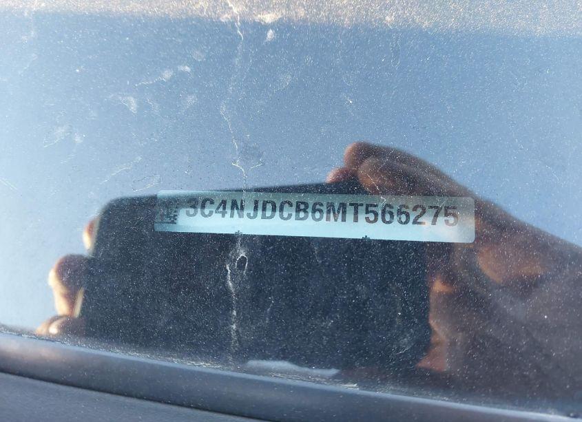 Photo 9 of 2021 Jeep Compass LIMITED 4X4 (VIN 3C4NJDCB6MT566275)