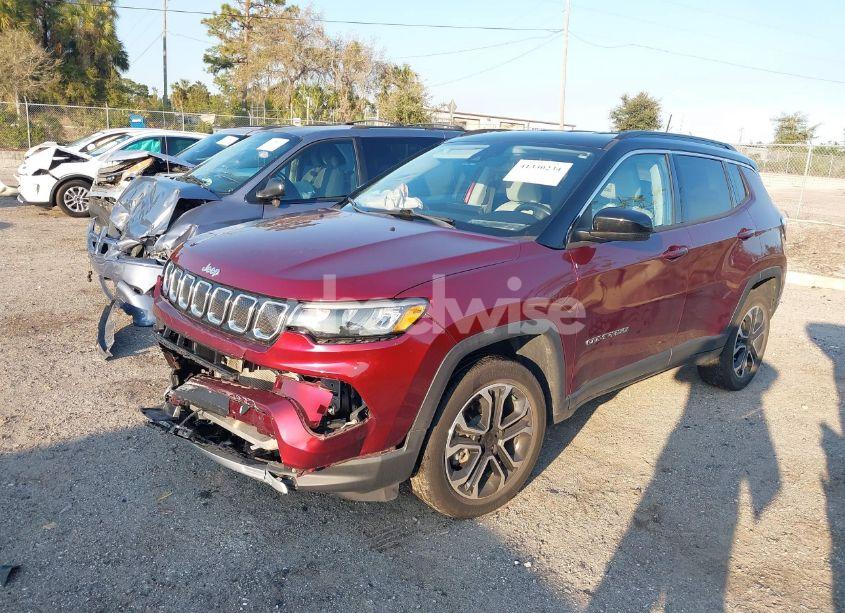 Photo 2 of 2022 Jeep Compass LIMITED 4X4 (VIN 3C4NJDCB6NT149742)