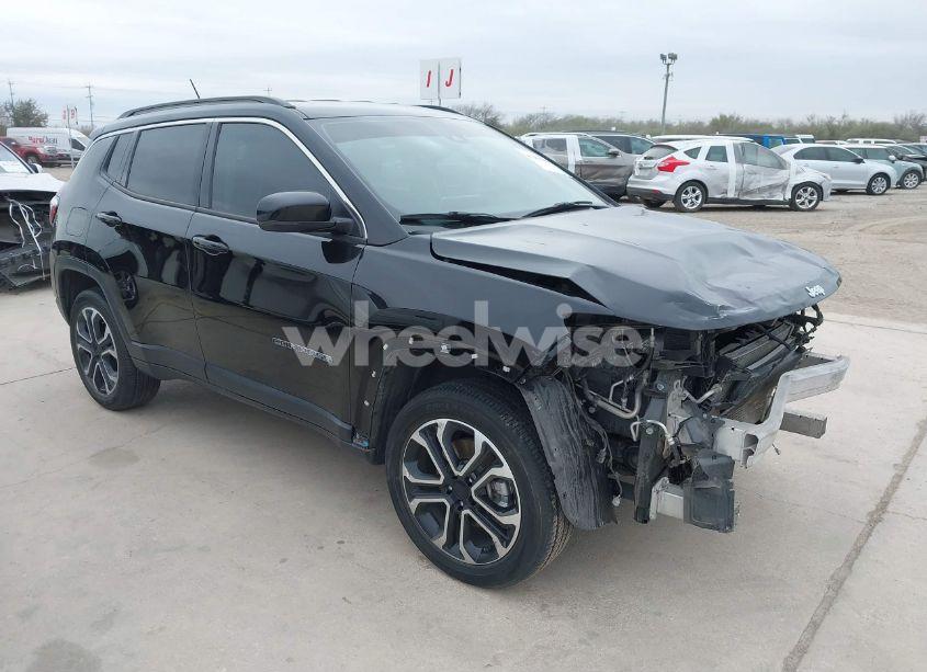 2022 Jeep Compass LIMITED 4X4 (VIN 3C4NJDCB6NT195345) main photo