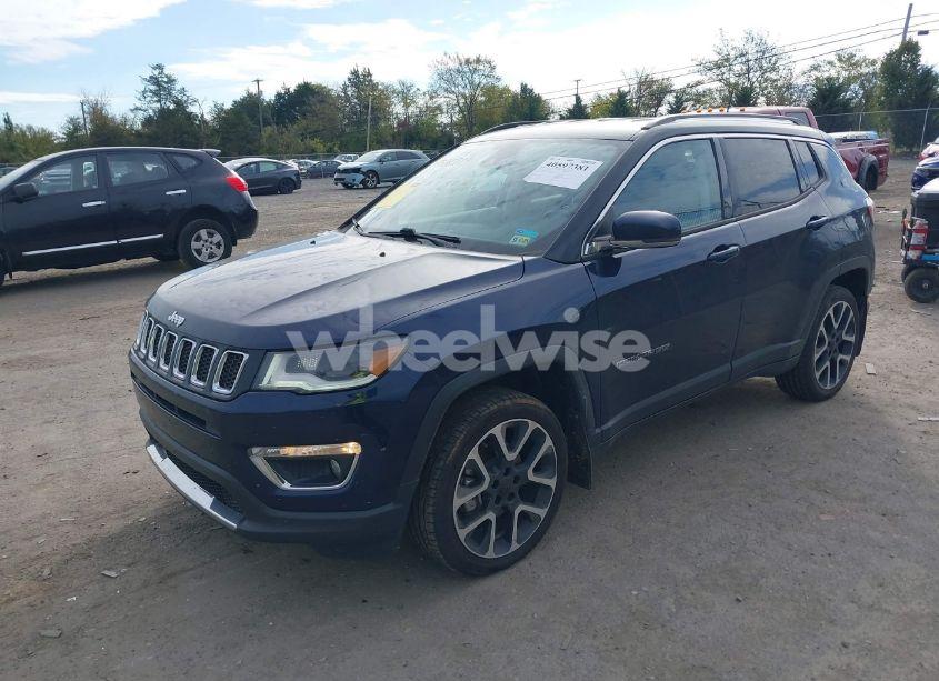 Photo 2 of 2021 Jeep Compass LIMITED 4X4 (VIN 3C4NJDCB7MT554250)