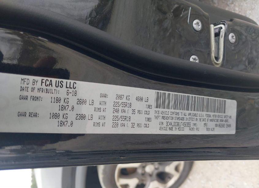 Photo 9 of 2018 Jeep Compass LIMITED 4X4 (VIN 3C4NJDCB8JT456355)