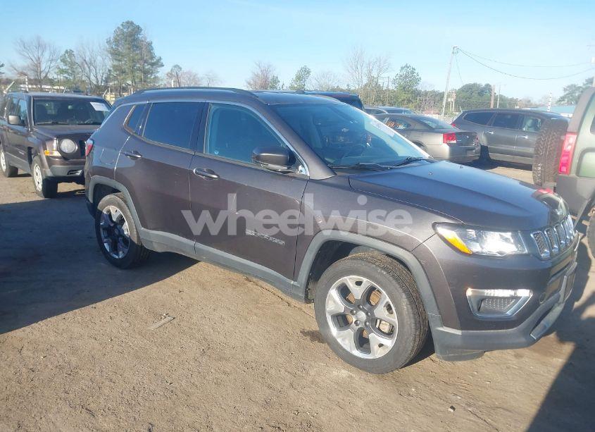 2019 Jeep Compass LIMITED 4X4 (VIN 3C4NJDCB8KT619197) main photo