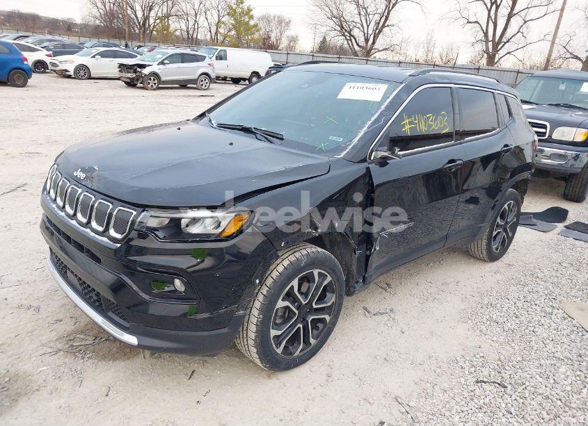 Photo 2 of 2022 Jeep Compass LIMITED 4X4 (VIN 3C4NJDCB8NT160922)
