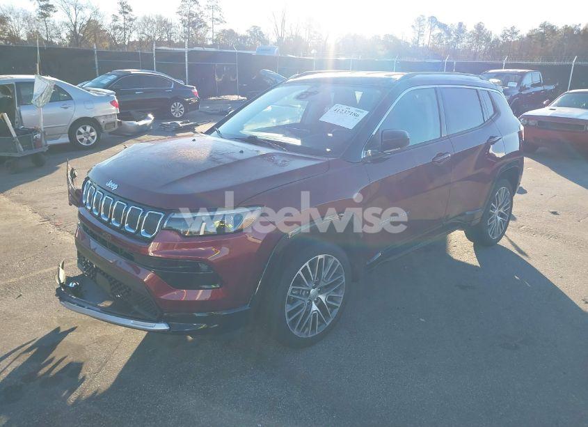 Photo 2 of 2022 Jeep Compass LIMITED 4X4 (VIN 3C4NJDCB8NT175548)