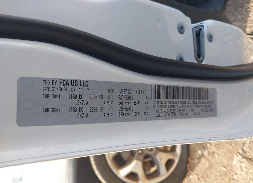 Photo 9 of 2018 Jeep Compass LIMITED 4X4 (VIN 3C4NJDCB9JT231605)