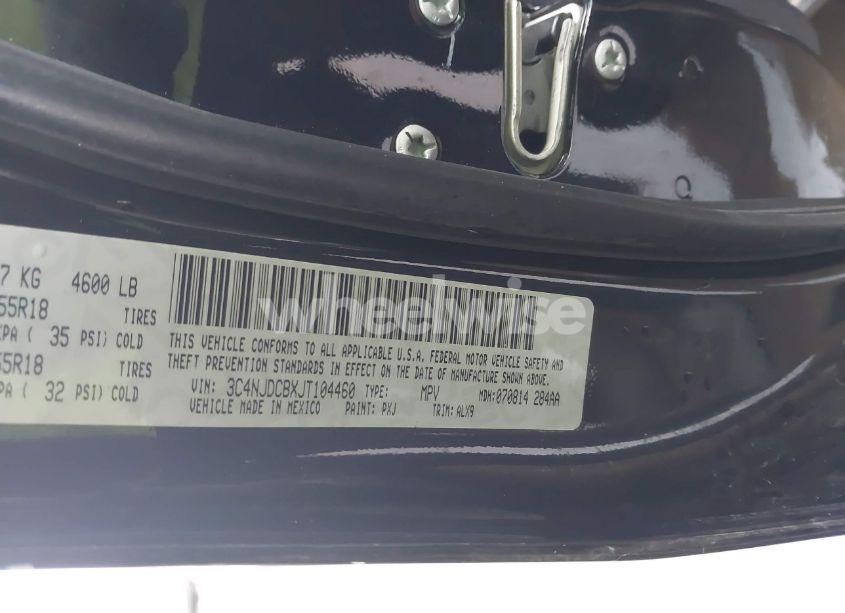 Photo 9 of 2018 Jeep Compass LIMITED 4X4 (VIN 3C4NJDCBXJT104460)