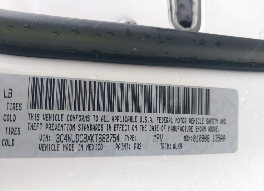 Photo 9 of 2019 Jeep Compass LIMITED 4X4 (VIN 3C4NJDCBXKT682754)