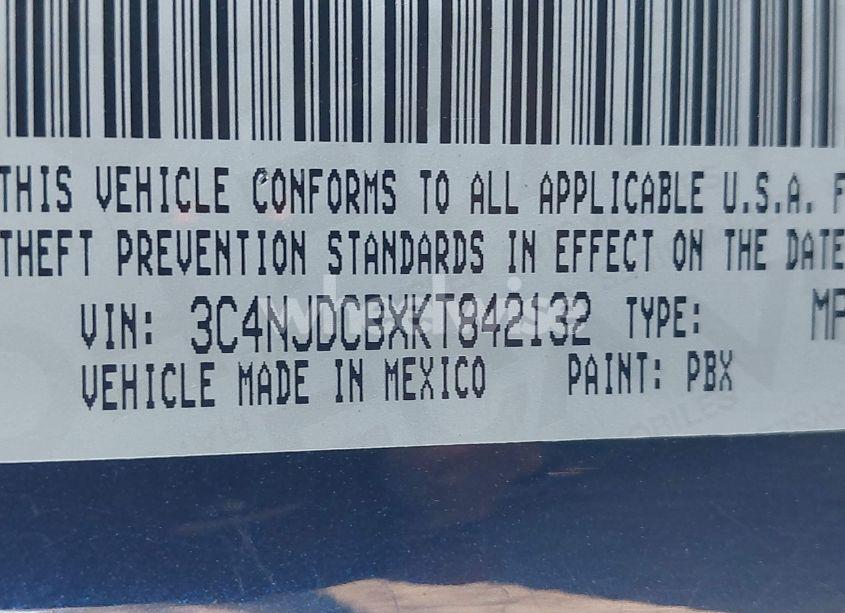 Photo 9 of 2019 Jeep Compass LIMITED 4X4 (VIN 3C4NJDCBXKT842132)
