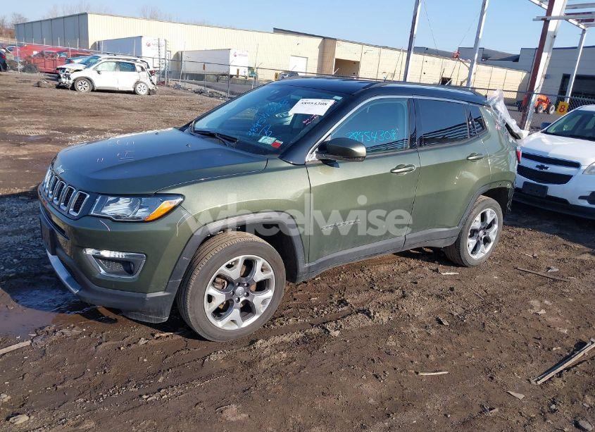 Photo 2 of 2021 Jeep Compass LIMITED 4X4 (VIN 3C4NJDCBXMT562925)