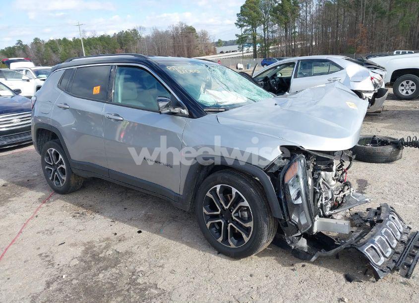 2022 Jeep Compass LIMITED 4X4 (VIN 3C4NJDCBXNT158234) main photo