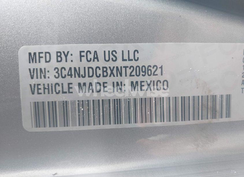 Photo 9 of 2022 Jeep Compass HIGH ALTITUDE 4X4 (VIN 3C4NJDCBXNT209621)