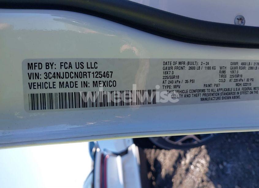 Photo 9 of 2024 Jeep Compass LIMITED 4X4 (VIN 3C4NJDCN0RT125467)