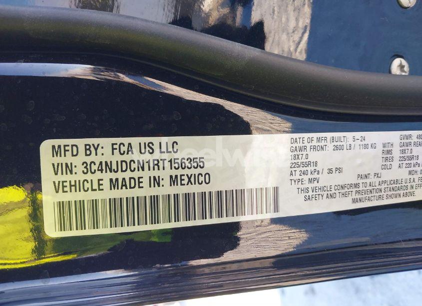 Photo 9 of 2024 Jeep Compass LIMITED 4X4 (VIN 3C4NJDCN1RT156355)