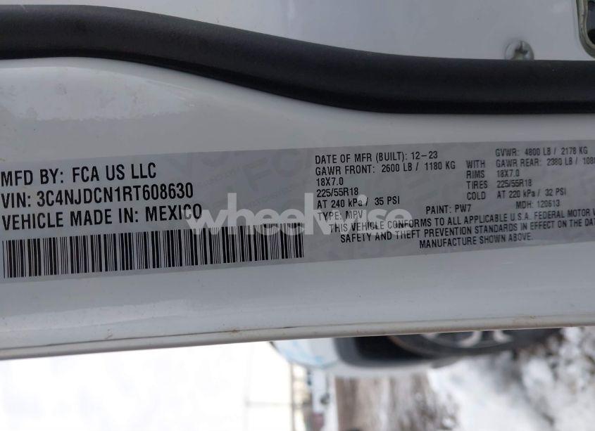 Photo 9 of 2024 Jeep Compass LIMITED 4X4 (VIN 3C4NJDCN1RT608630)