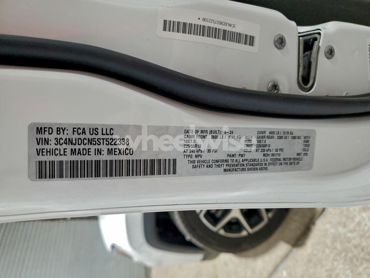 Photo 13 of 2025 JEEP COMPASS LIMITED (VIN 3C4NJDCN5ST522338)