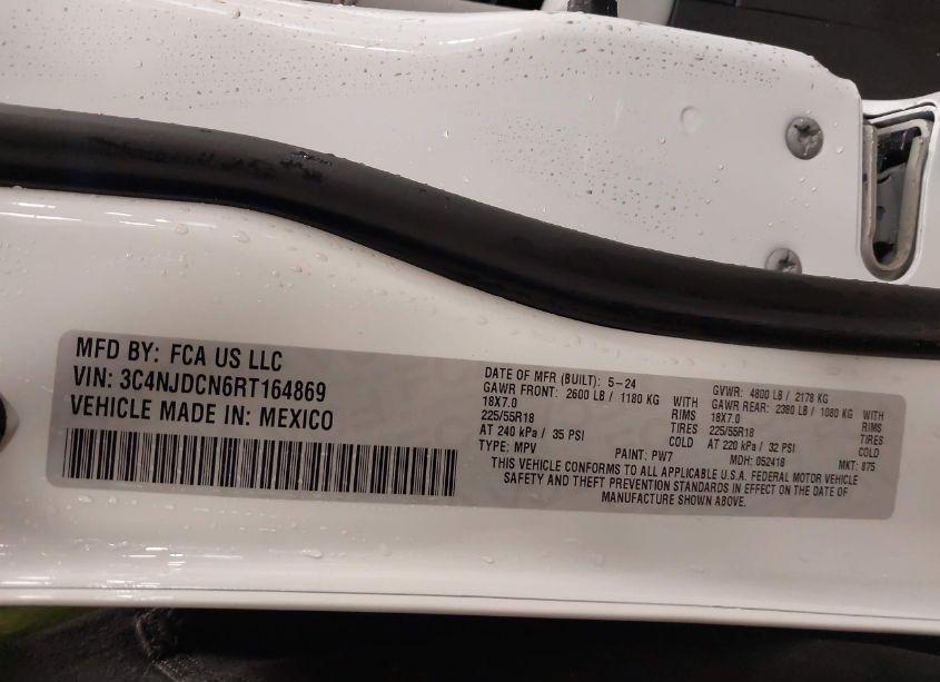 Photo 9 of 2024 Jeep Compass LIMITED 4X4 (VIN 3C4NJDCN6RT164869)