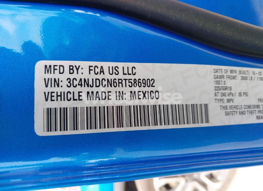 Photo 9 of 2024 Jeep Compass LIMITED 4X4 (VIN 3C4NJDCN6RT586902)