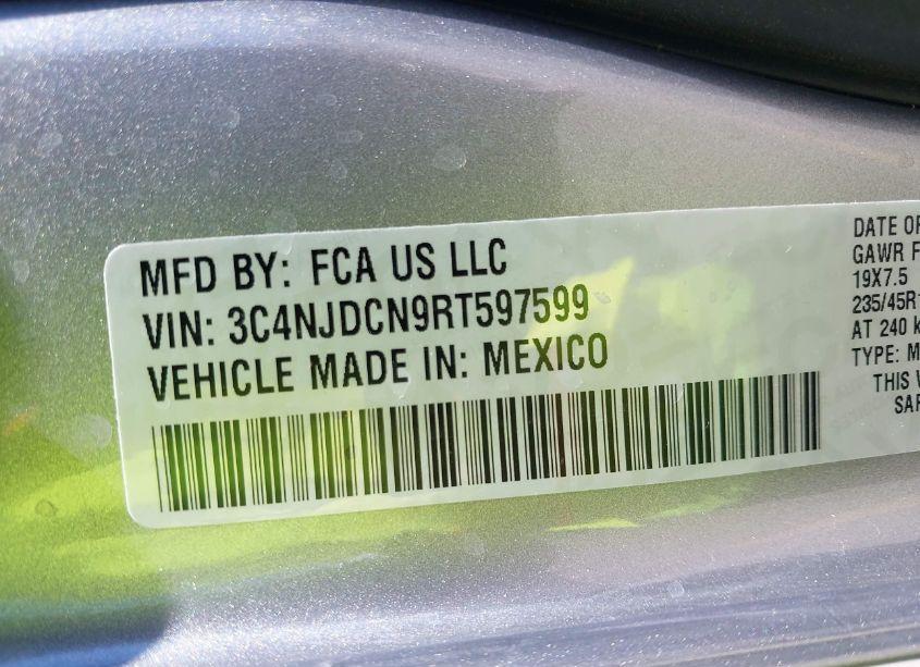 Photo 9 of 2024 Jeep Compass LIMITED 4X4 (VIN 3C4NJDCN9RT597599)