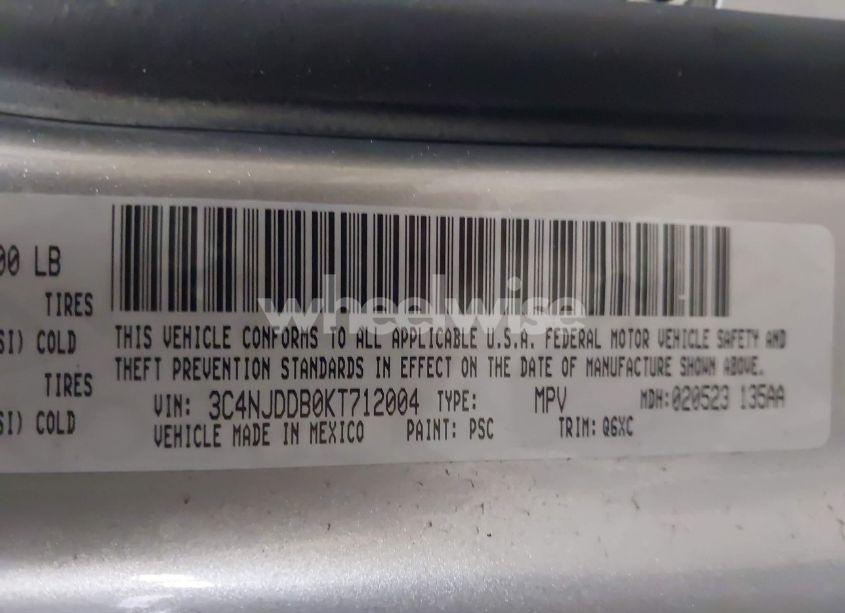 Photo 9 of 2019 Jeep Compass TRAILHAWK 4X4 (VIN 3C4NJDDB0KT712004)