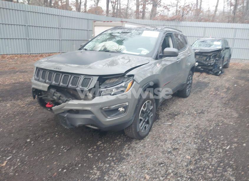 Photo 2 of 2021 Jeep Compass TRAILHAWK 4X4 (VIN 3C4NJDDB0MT555450)
