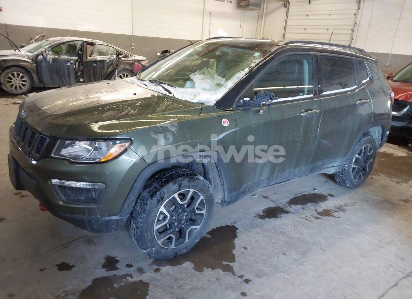 Photo 2 of 2021 Jeep Compass TRAILHAWK 4X4 (VIN 3C4NJDDB0MT594250)