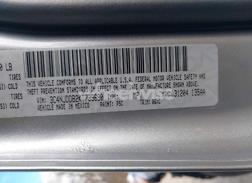 Photo 9 of 2019 Jeep Compass TRAILHAWK 4X4 (VIN 3C4NJDDB2KT739690)