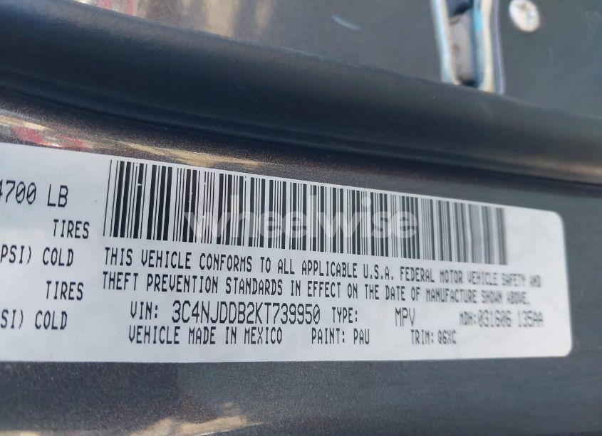 Photo 9 of 2019 Jeep Compass TRAILHAWK 4X4 (VIN 3C4NJDDB2KT739950)