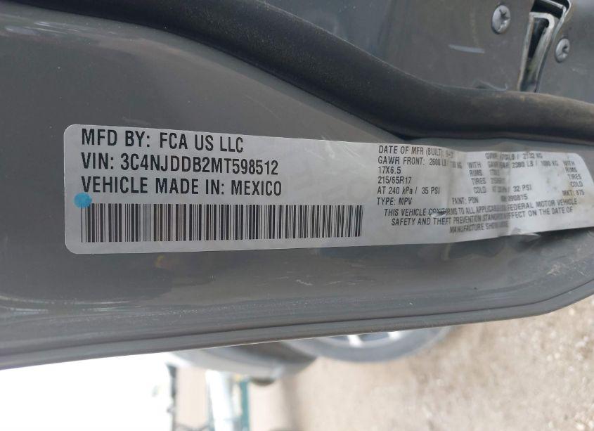 Photo 9 of 2021 Jeep Compass TRAILHAWK 4X4 (VIN 3C4NJDDB2MT598512)