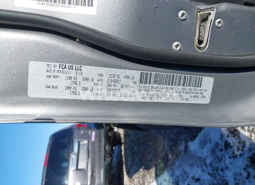 Photo 9 of 2019 Jeep Compass TRAILHAWK 4X4 (VIN 3C4NJDDB3KT780247)