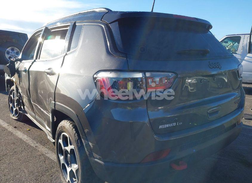Photo 3 of 2022 Jeep Compass TRAILHAWK 4X4 (VIN 3C4NJDDB3NT206168)