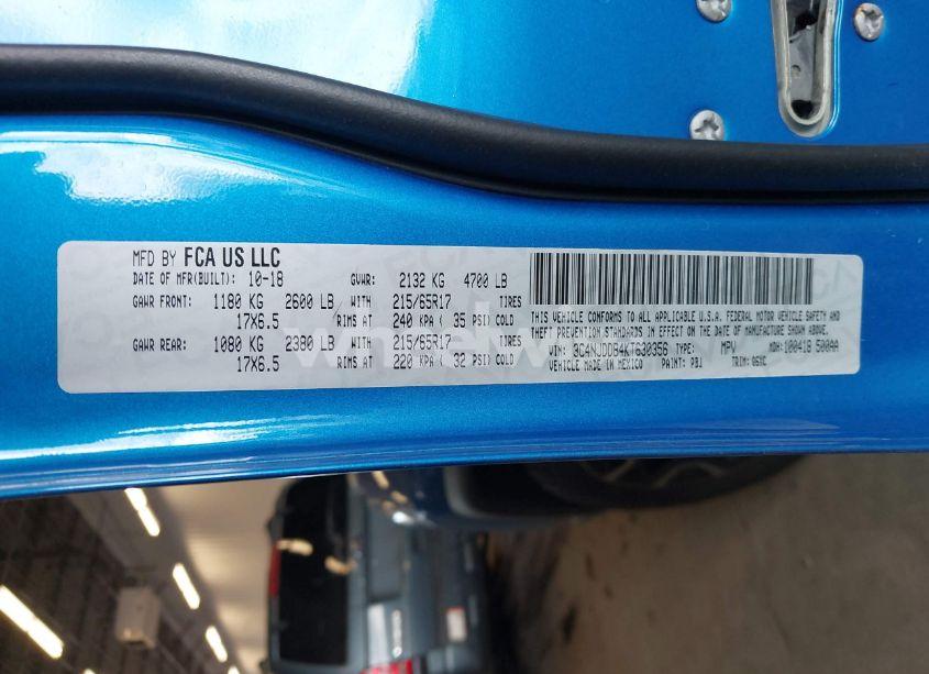 Photo 9 of 2019 Jeep Compass TRAILHAWK 4X4 (VIN 3C4NJDDB4KT630356)