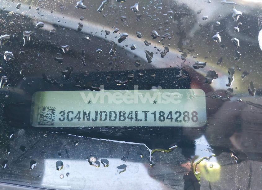 Photo 9 of 2020 Jeep Compass TRAILHAWK 4X4 (VIN 3C4NJDDB4LT184288)