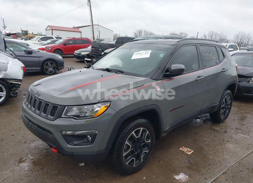 Photo 2 of 2021 Jeep Compass TRAILHAWK 4X4 (VIN 3C4NJDDB4MT600552)