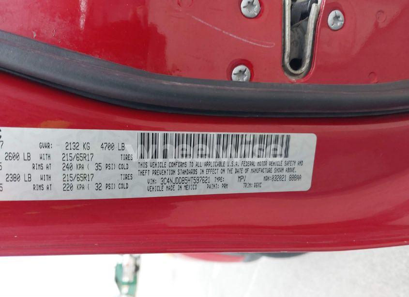 Photo 9 of 2017 Jeep New COMPASS TRAILHAWK 4X4 (VIN 3C4NJDDB5HT597621)