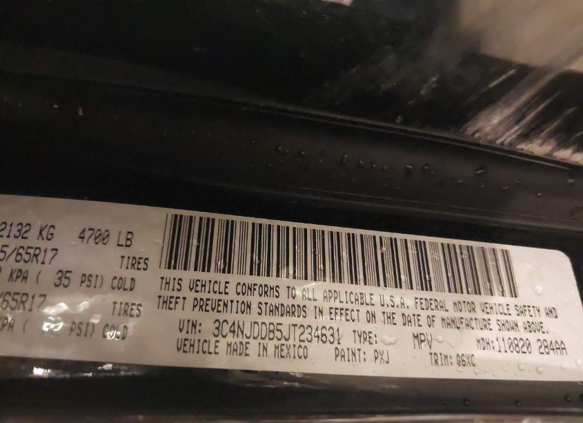 Photo 9 of 2018 Jeep Compass TRAILHAWK 4X4 (VIN 3C4NJDDB5JT234631)